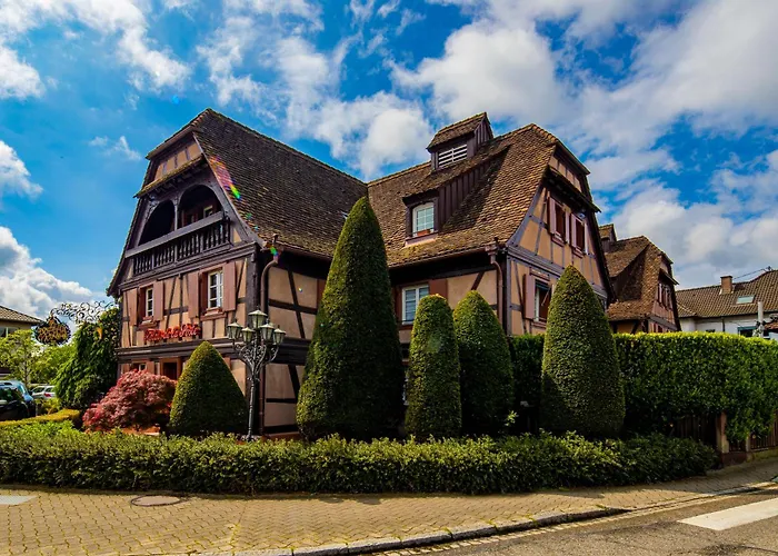 Restaurant Relais De La Poste - Strasbourg Nord 3* 拉·旺泽瑙